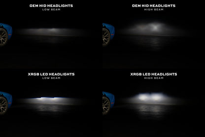 Dodge Challenger (15 - 23 / RGB / Set): Morimoto XRGB LED Headlights - Headlights - Morimoto XB LED Headlights