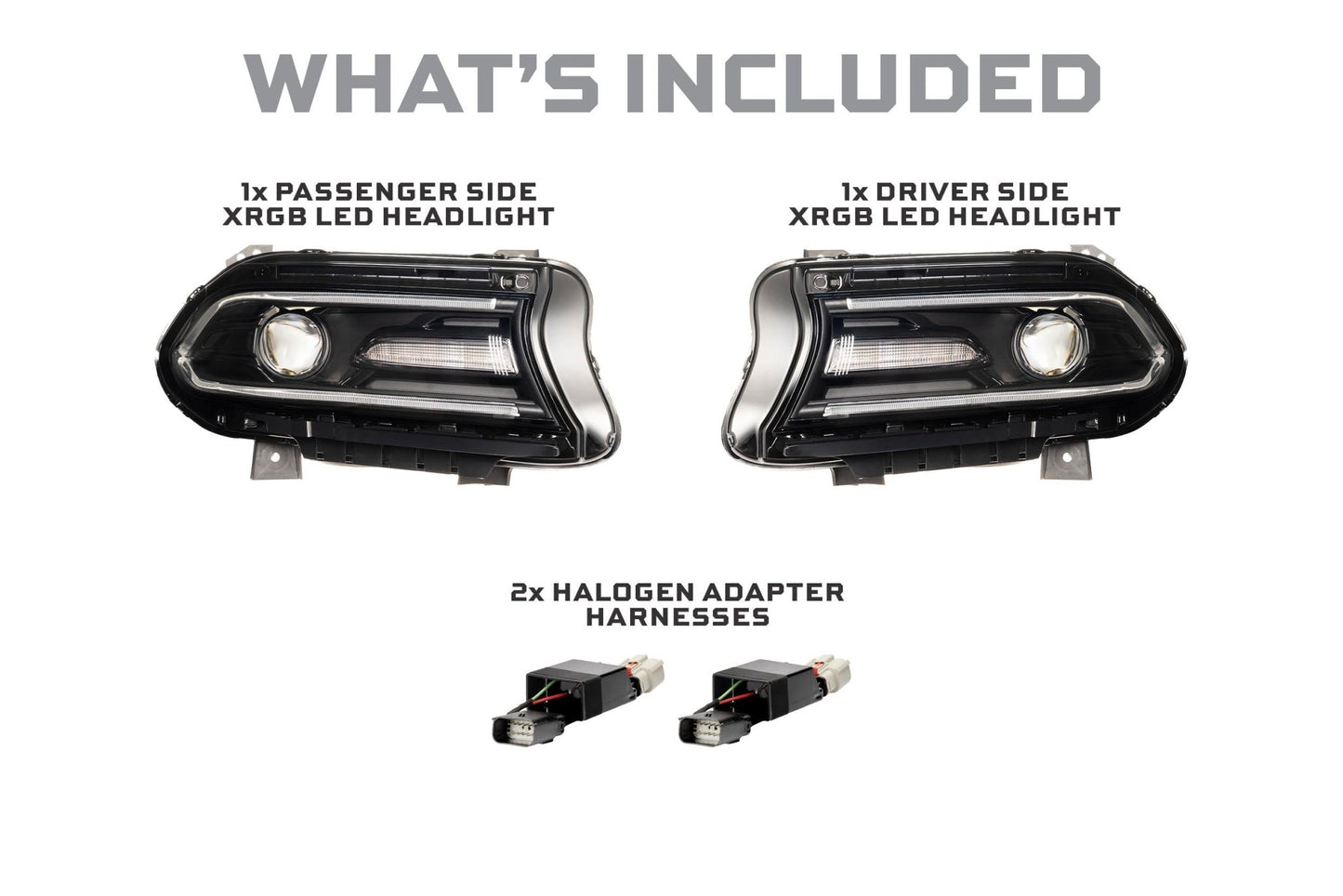 Dodge Charger (15 - 23)Morimoto XRGB LED Headlights - Headlights - Morimoto XB LED Headlights
