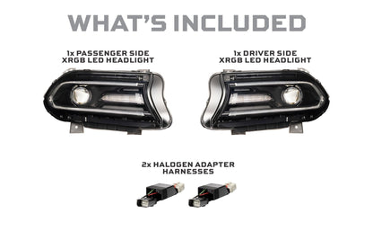 Dodge Charger (15 - 23)Morimoto XRGB LED Headlights - Headlights - Morimoto XB LED Headlights