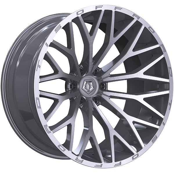 TIS Wheels 566 Silver - Brushed Face 20x9 +18 6x135mm 87.1mm
