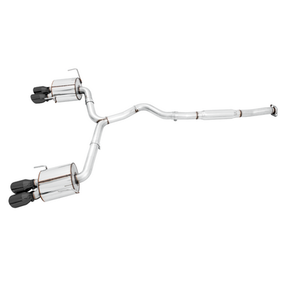 AWE Tuning Subaru STI VA / WRX GV / STI GV Sedan Touring Edition Exhaust - Diamond Black Tip (102mm)