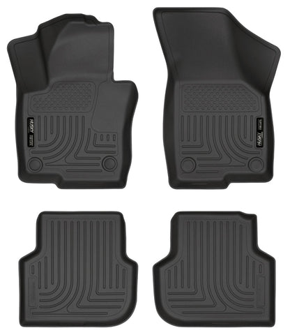 Husky Liners 2011 Volkswagen Jetta (Sedan) WeatherBeater Combo Black Floor Liners