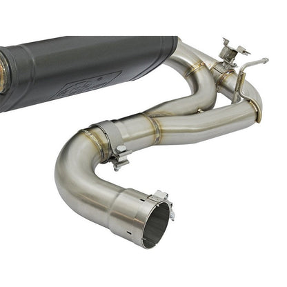 aFe MACHForce XP 16-17 BMW 340i/iX 440i/iX L6-3.0L (t) SS Axle-Back Exhaust w/Black Tip