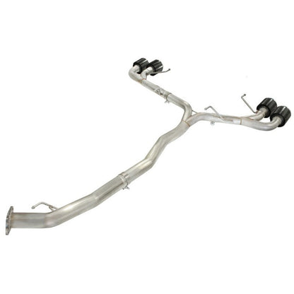 aFe Takeda 3in SS Exhaust Cat-Back 09-14 Nissan GTR V6 3.8L Carbon Fiber Tips