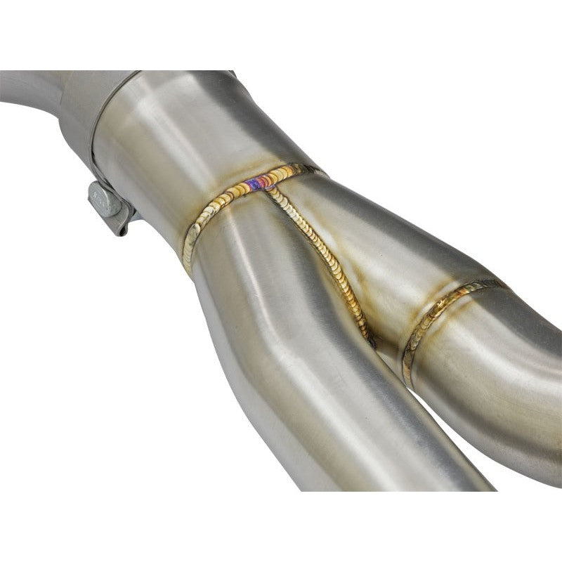 aFe MACHForce XP 3in - 2 1/2in Axle Back 304SS Exhaust w/ Black Tips 16-17 BMW M2 (f87)