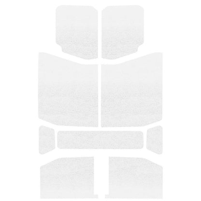 DEI 18-23 Jeep Wrangler JL 4-Door Boom Mat Headliner - 9 Piece - White