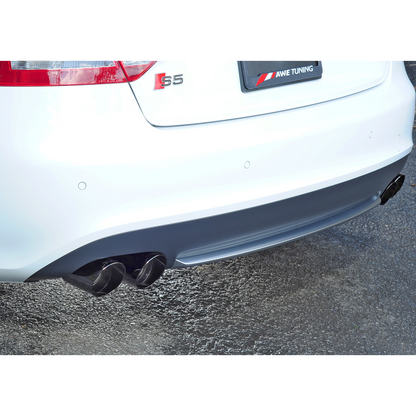 AWE Tuning B8 / B8.5 S5 Cabrio Touring Edition Exhaust - Non-Resonated - Diamond Black Tips