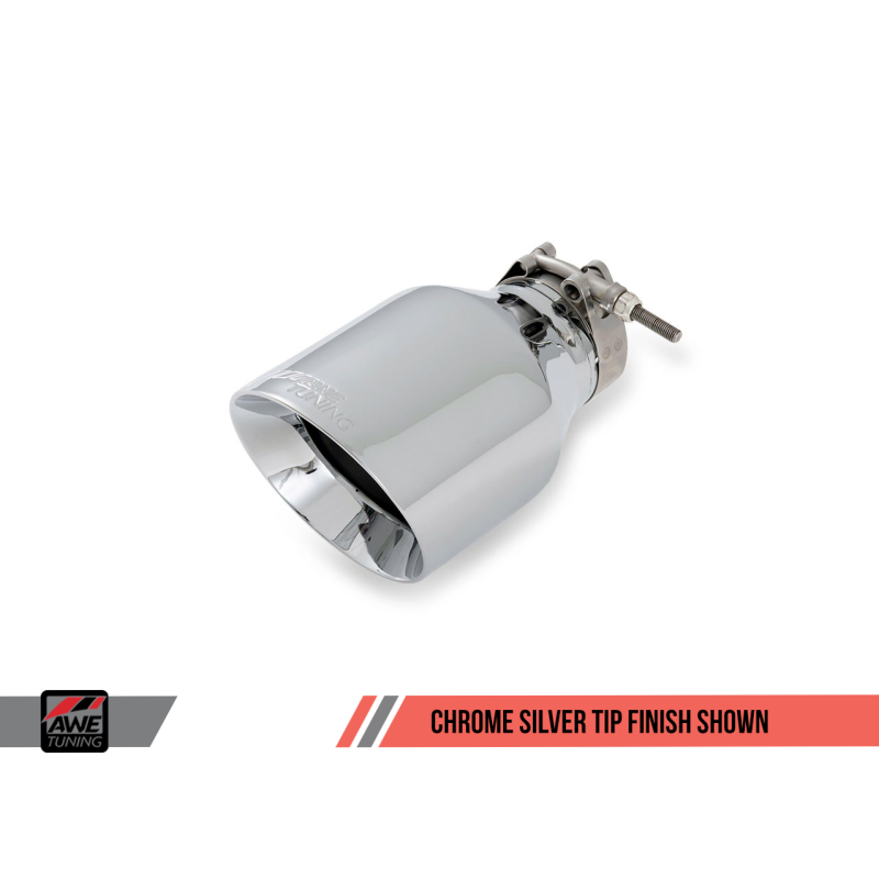 AWE Tuning Mk5 Jetta 2.0T - GLI Touring Edition Exhaust - Polished Silver Tips