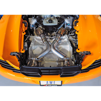 AWE Tuning McLaren MP4-12C Performance Exhaust - Machined Tips