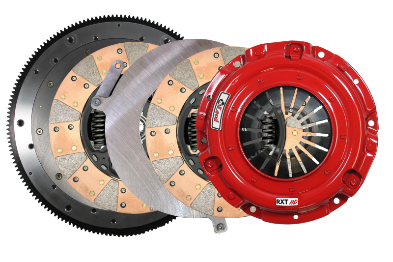 McLeod RXT HD Twin Clutch LSA 9-11/16 x 1-1/8 x 26 Spline Sprung Hub 8 Bolt Modular Assy w/Alum Fly