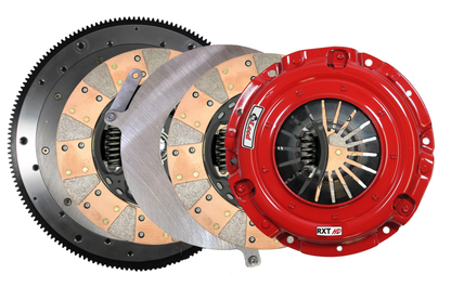 McLeod RXT HD Twin Clutch LSA 9-11/16 x 1-1/8 x 26 Spline Sprung Hub 8 Bolt Modular Assy w/Alum Fly