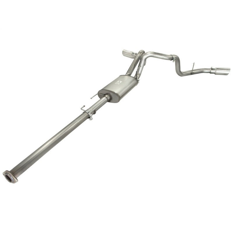 aFe MACHForce XP Exhausts 3inSS Dual Side Exit Cat-Back 11-14 Ford F150 Ecoboost V6-3.5L (TT)