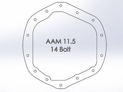 aFe Power Front/Rear Diff Cover Kit w/ Oil 03-13 Dodge L6 Trucks (AAM 9.25-14 & AAM 11.5-14)