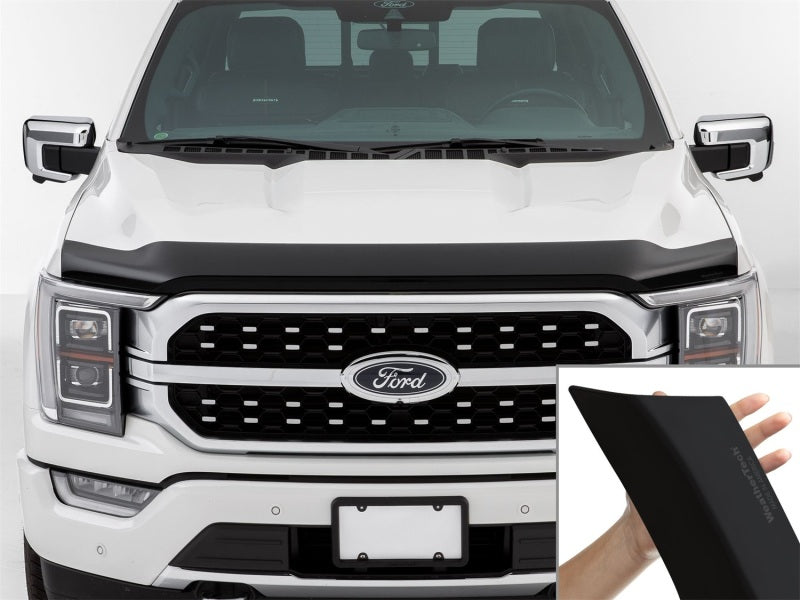 WeatherTech 21-26 Ford F-150 Hood Protector - Matte Black