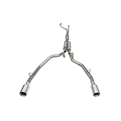Corsa 21-22 Dodge Ram TRX Crew Cab Xtreme Catback Exhaust Dual Rear Satin Tip