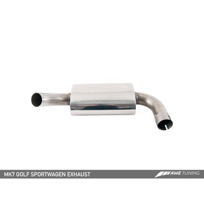 AWE Tuning VW MK7 Golf SportWagen Track Edition Exhaust w/Chrome Silver Tips (90mm)
