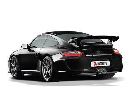 Akrapovič Slip-On Line Exhaust (Titanium) - 2011-2012 Porsche 911 GT3RS 4.0L (997FL)