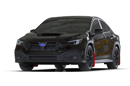 Rally Armor 22-25 Subaru WRX Red UR Mud Flap Altered Font White Logo