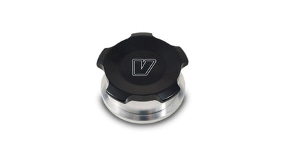 Vibrant 2.75in OD Aluminum Weld Bungs w/ Anodized Black Aluminum Threaded Cap (incl. O-Ring)