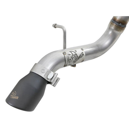 aFe MACH Force-Xp Axle-Back Hi-Tuck Exhaust System w/Black Tip 18-19 Jeep Wrangler (JL) V6 3.6L