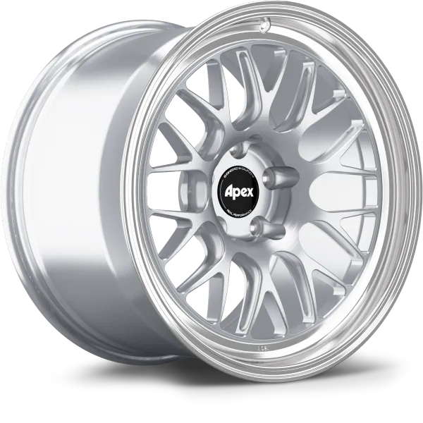 Apex Touring Line Forged ML-10RT Brushed Clear - Machined Lip 86/BRZ Fitment