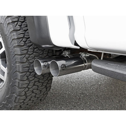 aFe POWER Rebel Series 3in 409 SS Cat Back Exhaust w/ Polished Tips 17 Ford F-150 Raptor V6-3.5L