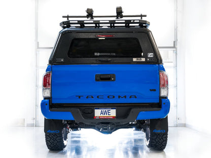 AWE Tuning 2016-2022 Toyota Tacoma 0FG Exhaust with BashGuard - No Tips