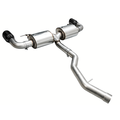 AWE 19-23 BMW 330i / 21-23 BMW 430i Base G2X Touring Axle Back Exhaust - Diamond Black
