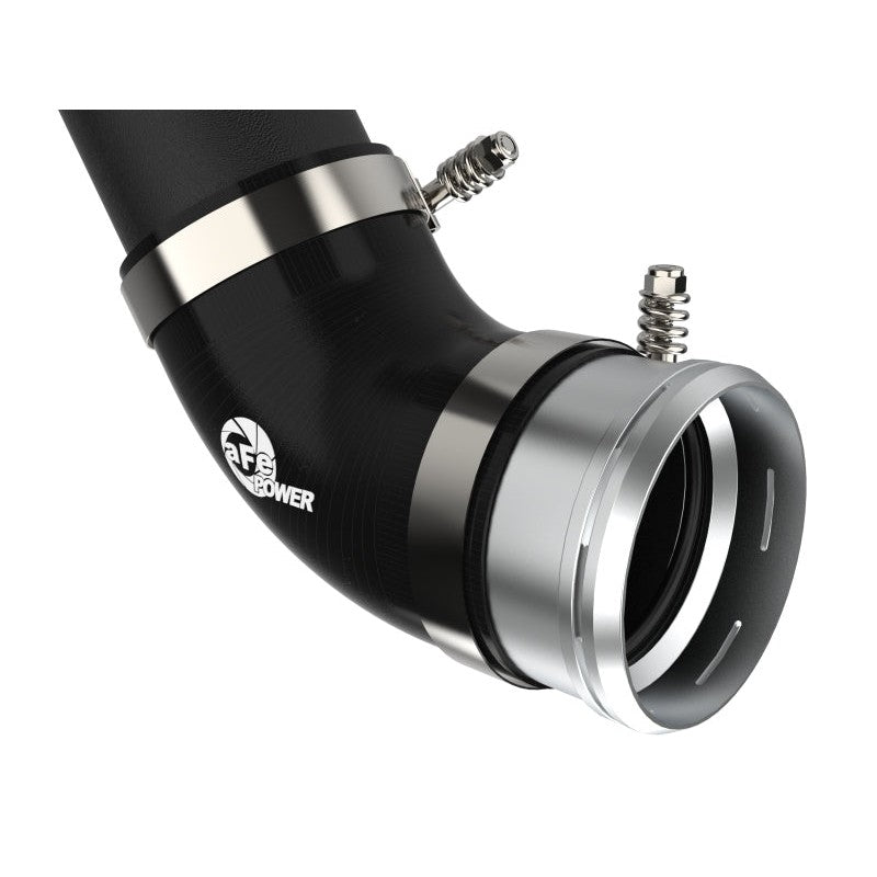 aFe BladeRunner 21-22 Ford F-150 Ecoboost V6-3.5L(tt) Aluminum Hot and Cold Charge Pipe Kit Black
