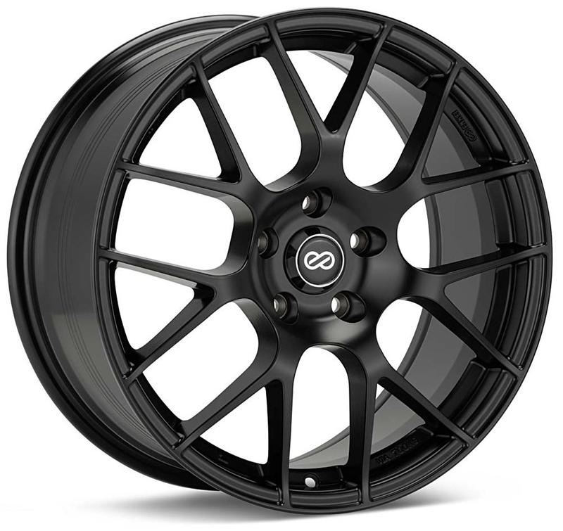 Enkei Raijin 18x8 5x120 32mm Offset 72.6mm Bore Black Wheel (MOQ 40)