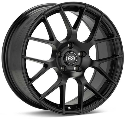 Enkei Raijin 18x8 5x120 32mm Offset 72.6mm Bore Black Wheel (MOQ 40)