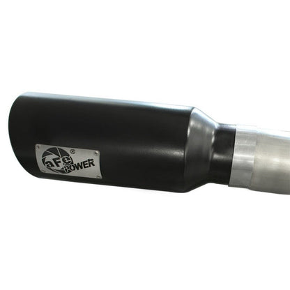 aFe MACHForce XP DPF-Back Exhaust 3in SS w/ 5in Black Tips 2014 Dodge Ram 1500 V6 3.0L EcoDiesel