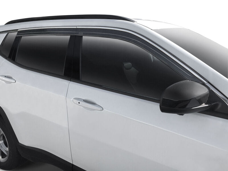 Husky Liners 08-12 Honda Accord Sedan Ventvisor Low Profile (4pc) - Chrome