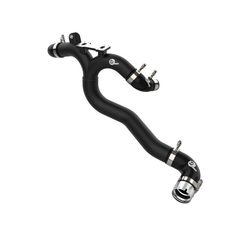 aFe Kia Stinger 18-22 V6-3.3L (tt) BladeRunner Hot Charge Pipe- Black
