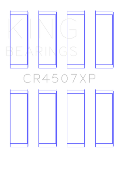 King Engine Bearings Mazda L3-VDT MZR Performance Rod Bearing Set - Size STD