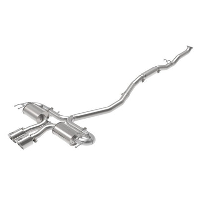 aFe Takeda 3in 304 SS Cat-Back Exhaust System w/Polished Tips 17-21 Honda Civic Sport L4-1.5L (t)