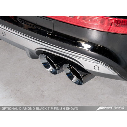 AWE Tuning Audi 8R SQ5 Touring Edition Exhaust - Quad Outlet Diamond Black Tips