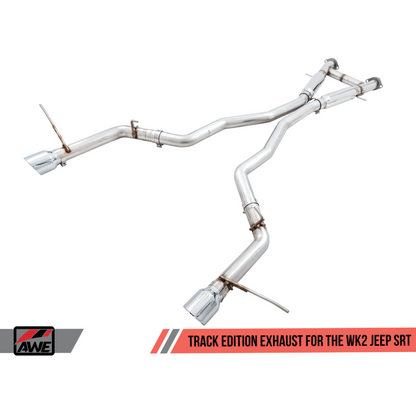 AWE Tuning 2020 Jeep Grand Cherokee SRT Track Edition Exhaust - Chrome Silver Tips