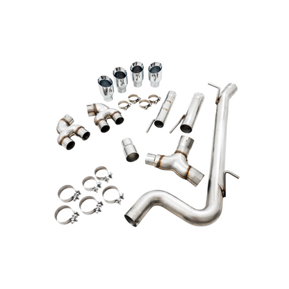 AWE Tuning MK7.5 Golf R Track Edition Exhaust w/Chrome Silver Tips 102mm