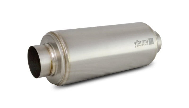 Vibrant Titanium Resonator 3.5in Inlet / 3.5in Outlet x 16in Long