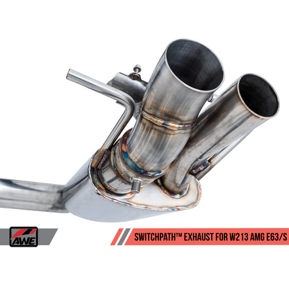 AWE Tuning Mercedes-Benz W213 AMG E63/S Sedan/Wagon SwitchPath Exhaust System - for Non-DPE Cars