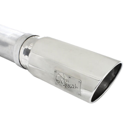 aFe Atlas 5in DPF-Back Aluminized Steel Exh Dodge RAM Diesel 13-14 6.7L (td) Mega Cab w/Polished Tip