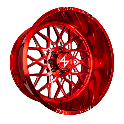 Sentali Forged SF-5 Red Milled 22x10 -24 5x139.7mm 77.8mm