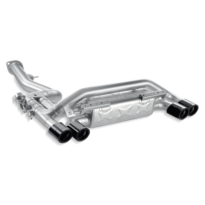 Akrapovič Slip-On Line Exhaust (Titanium) w/Carbon Tips - 2011-2012 BMW 1 Series M Coupe (E82)