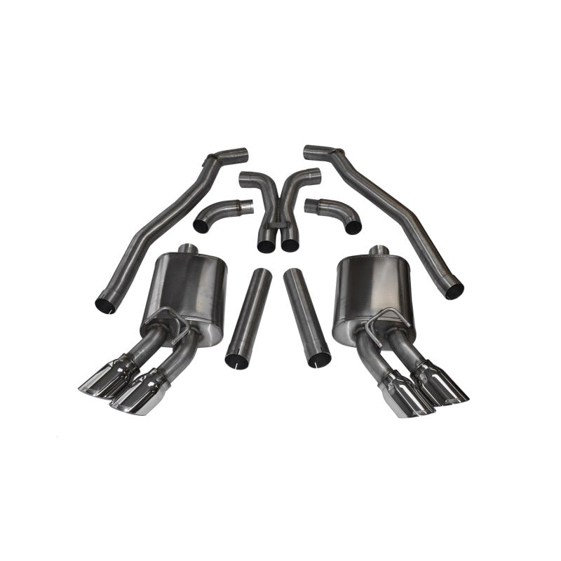 Corsa 12-13 Chevrolet Camaro Coupe ZL1 6.2L V8 Polished Sport Cat-Back + XO Exhaust