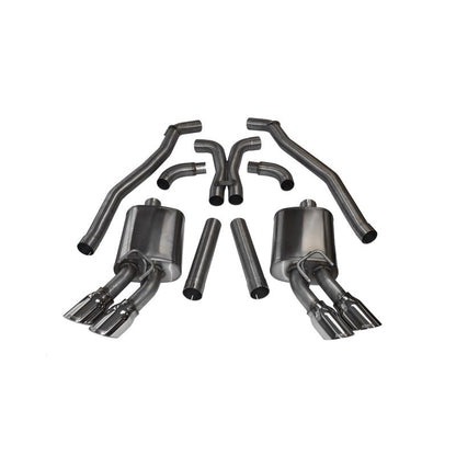 Corsa 12-13 Chevrolet Camaro Coupe ZL1 6.2L V8 Polished Sport Cat-Back + XO Exhaust