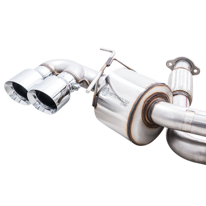 AWE Tuning 2020 Chevrolet Corvette (C8) Touring Edition Exhaust - Quad Chrome Silver Tips