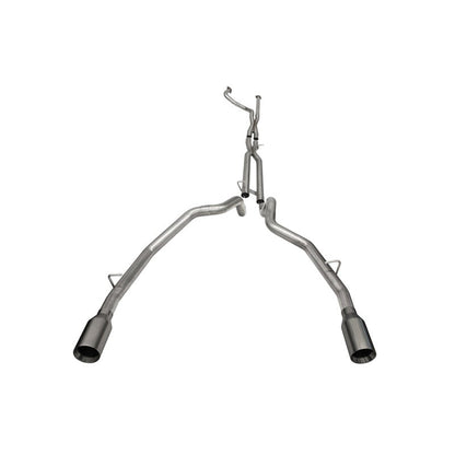 Corsa 21-22 Dodge Ram TRX Crew Cab Baja Catback Exhaust Dual Rear Gunmetal Tip