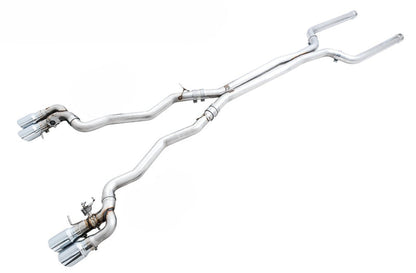 AWE Tuning 18-19 BMW M5 (F90) 4.4T AWD SwitchPath Cat-Back Exhaust - Chrome Silver Tips