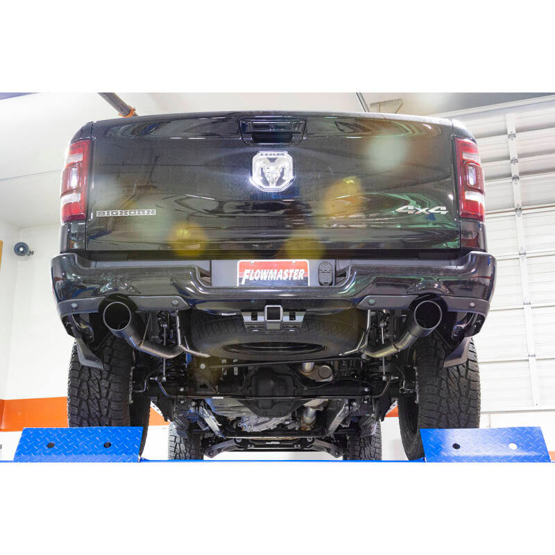 Flowmaster 19-24 RAM 1500 5.7L American Thunder Axle-Back Exhaust System - Black Tips